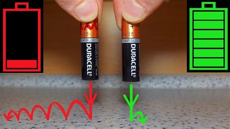 battery drop test|do batteries bounce when dead.